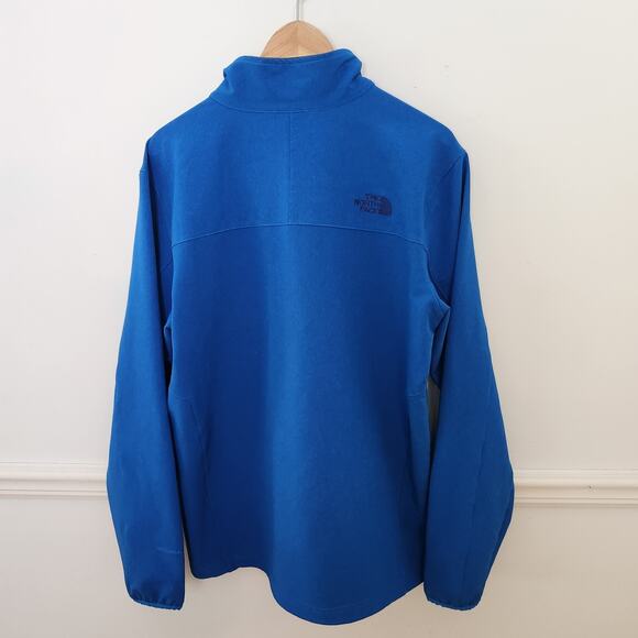 North Face Jacket Sz Large Mens Apex Pneumatic Windwall Blue Full Zip Softshell - Picture 8 of 16